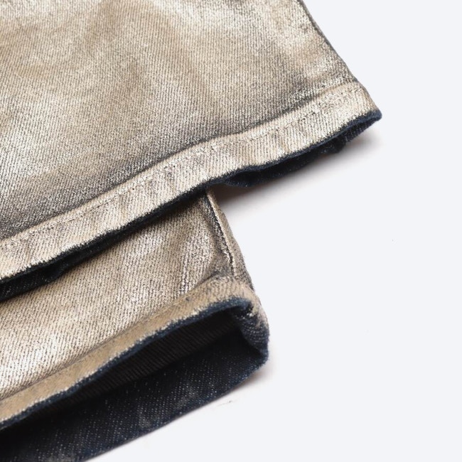 Image 3 of Jeans Slim Fit 34 Gold in color Metallic | Vite EnVogue