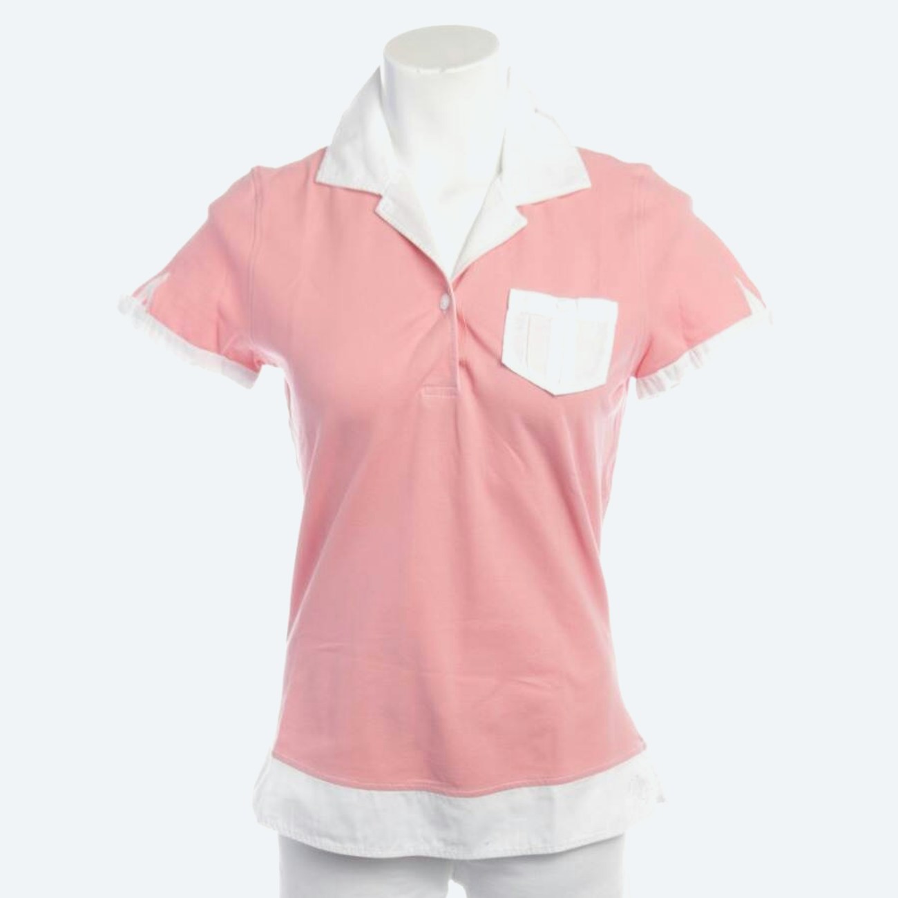 Image 1 of Polo Shirt M Light Pink in color Pink | Vite EnVogue
