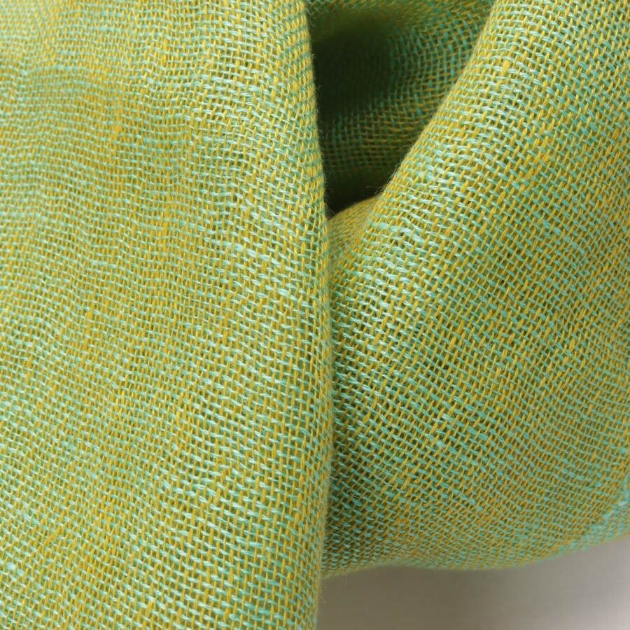Image 2 of Linen Shawl Light Green in color Green | Vite EnVogue