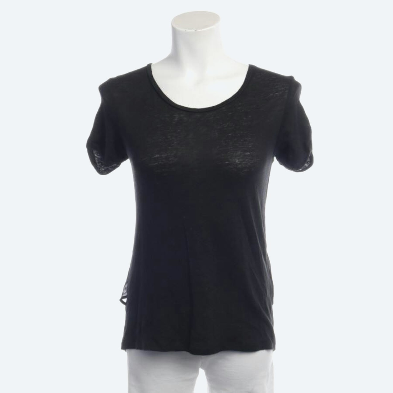 Image 1 of Linen Shirt 34 Black in color Black | Vite EnVogue