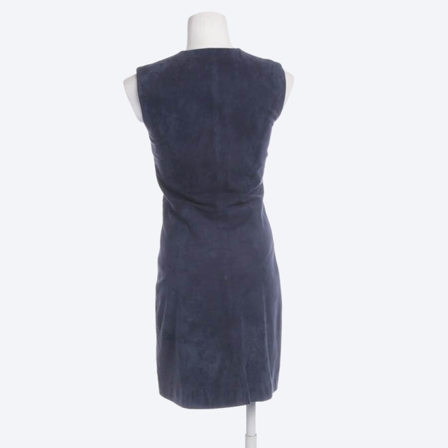 Image 2 of Leather Dress 36 Navy in color Blue | Vite EnVogue