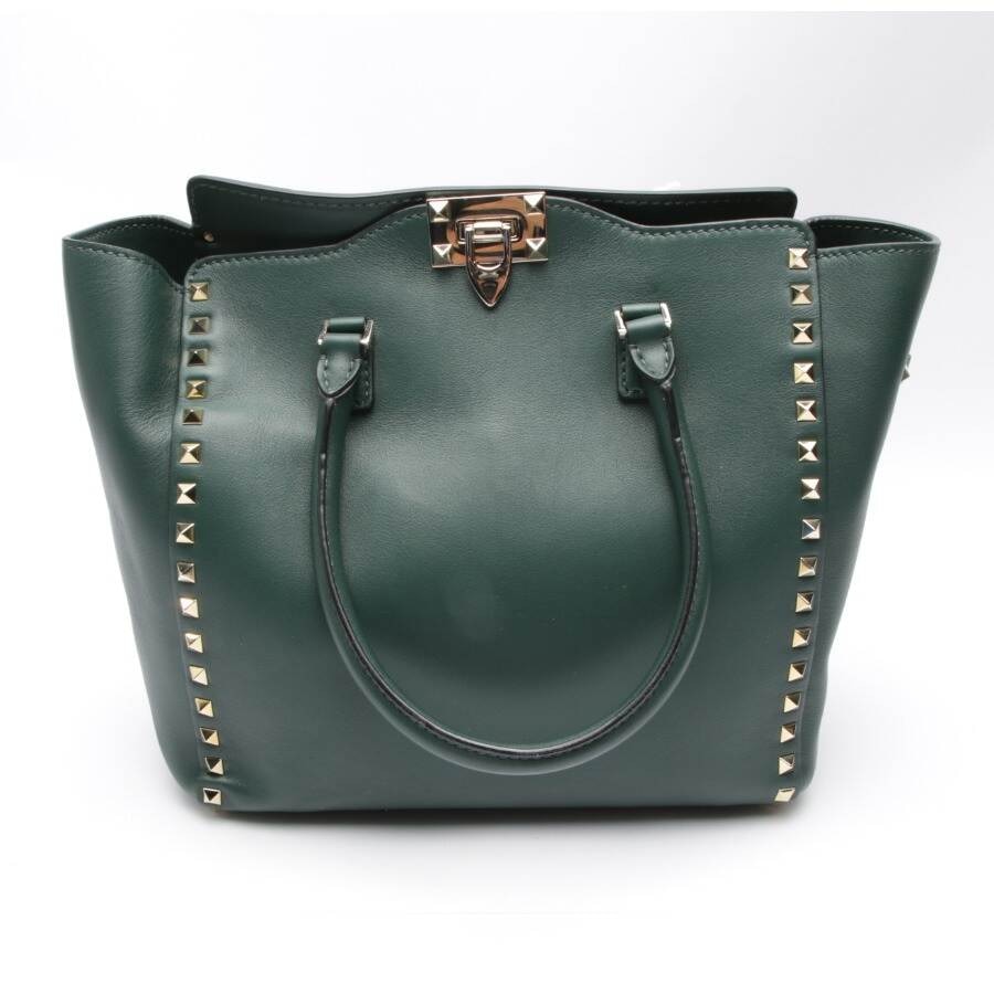 Image 1 of Rockstud Handbag Green in color Green | Vite EnVogue