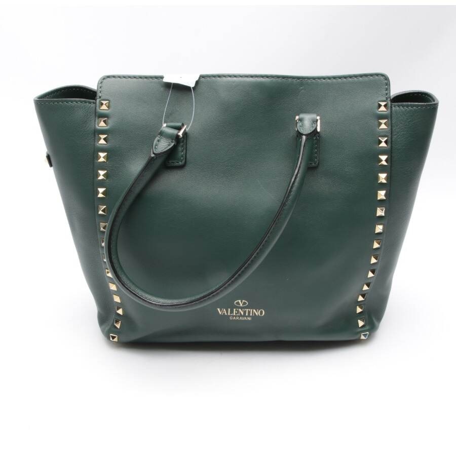 Image 2 of Rockstud Handbag Green in color Green | Vite EnVogue