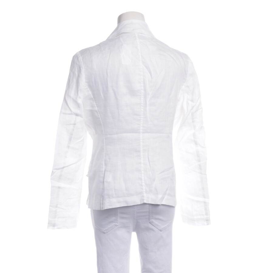 Image 2 of Linen Blazer 40 White in color White | Vite EnVogue