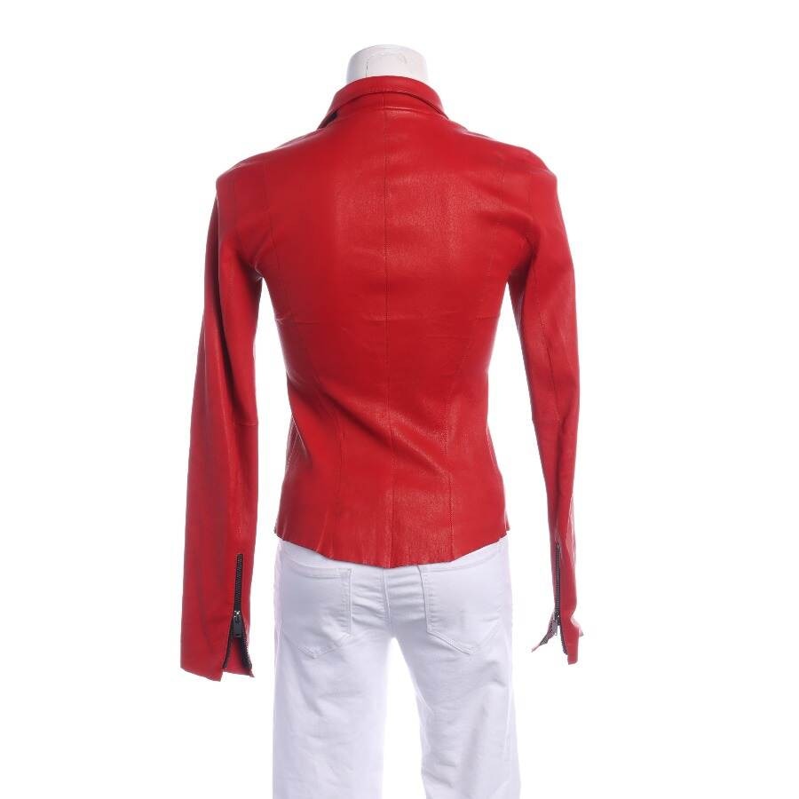Image 2 of LeatherJacket 34 Red in color Red | Vite EnVogue