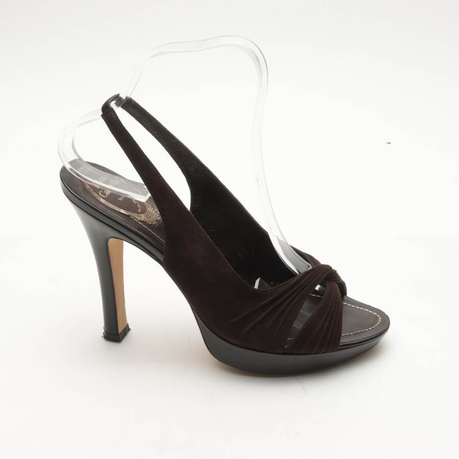Bild 1 von Sandaletten EUR 39,5 Dunkelbraun in Farbe Braun | Vite EnVogue