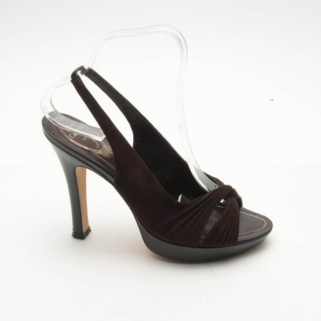 Image 1 of Heeled Sandals EUR 39.5 Dark Brown | Vite EnVogue