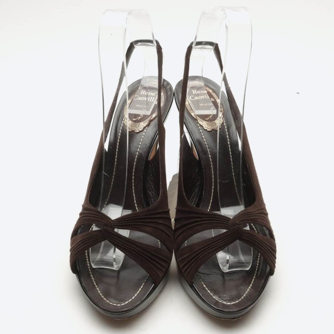 Bild 2 von Sandaletten EUR 39,5 Dunkelbraun in Farbe Braun | Vite EnVogue