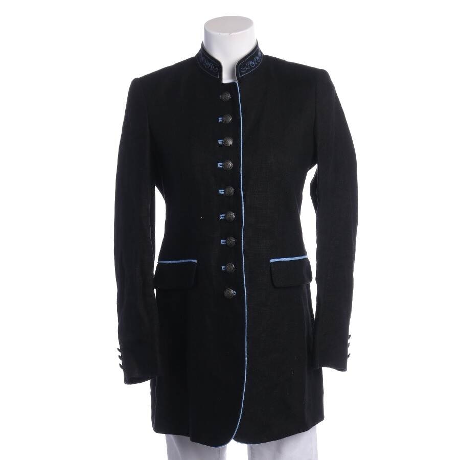 Image 1 of Linen Jacket 34 Black in color Black | Vite EnVogue