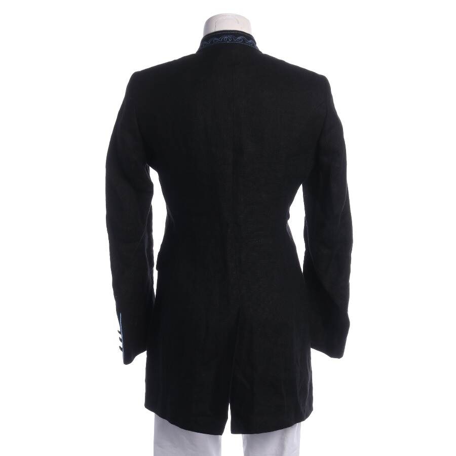 Image 2 of Linen Jacket 34 Black in color Black | Vite EnVogue