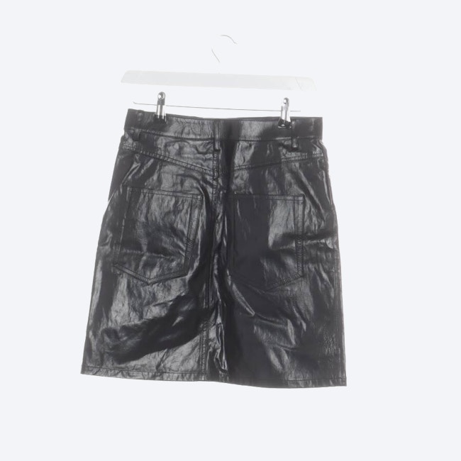 Image 2 of Leather Skirt 32 Black in color Black | Vite EnVogue
