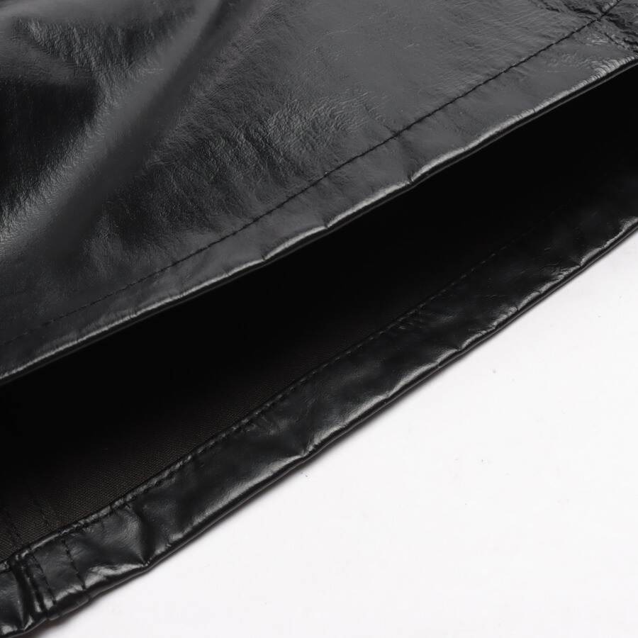 Image 3 of Leather Skirt 32 Black in color Black | Vite EnVogue