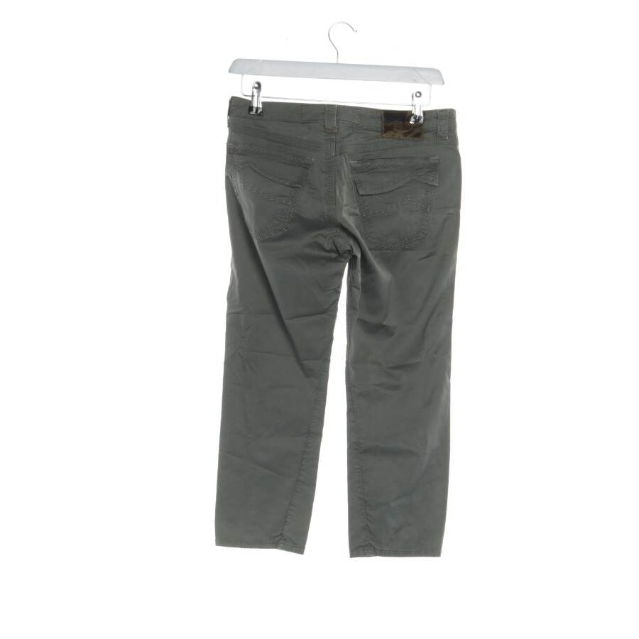 Image 2 of Trousers W28 Olive Green in color Green | Vite EnVogue
