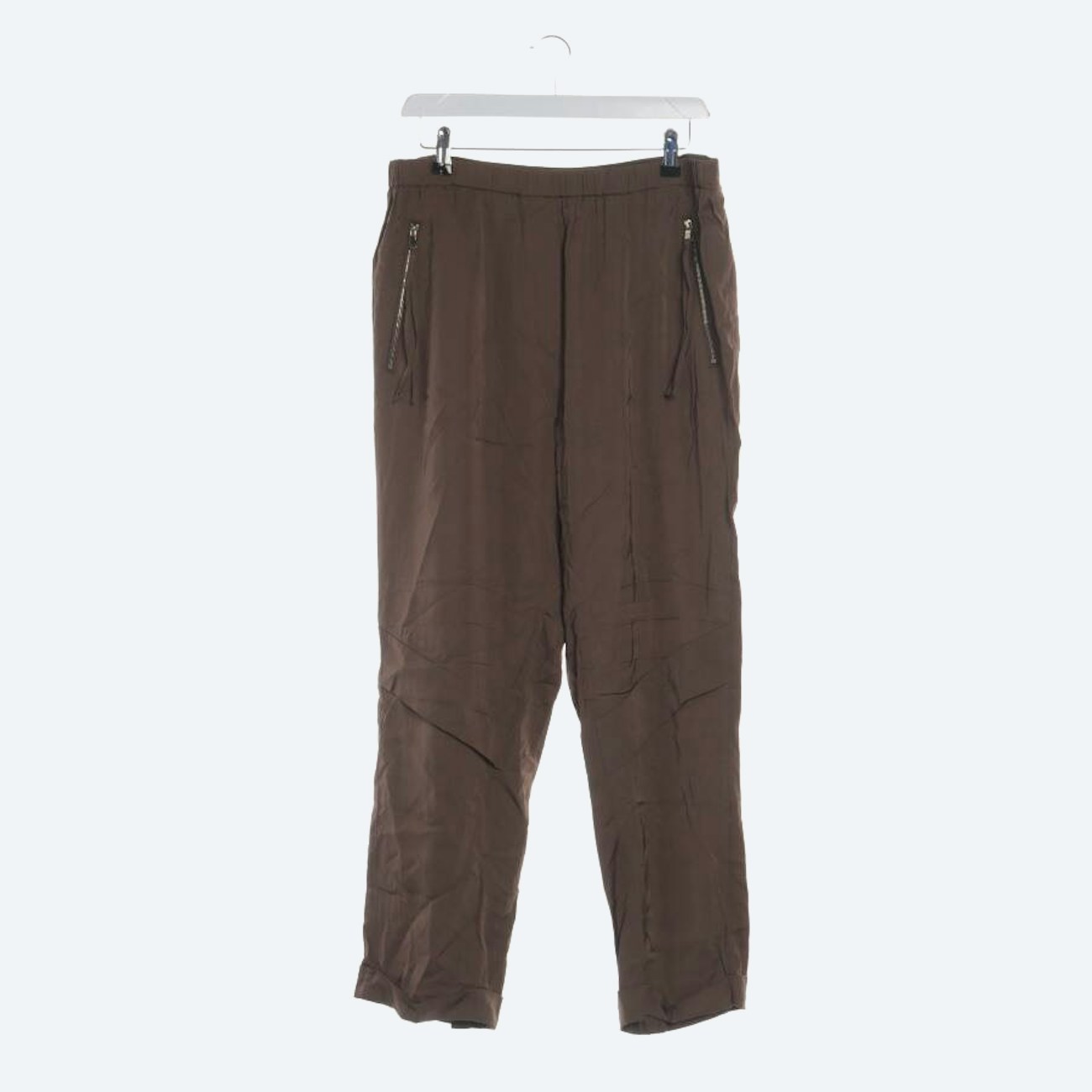 Image 1 of Trousers 40 Dark Brown in color Brown | Vite EnVogue