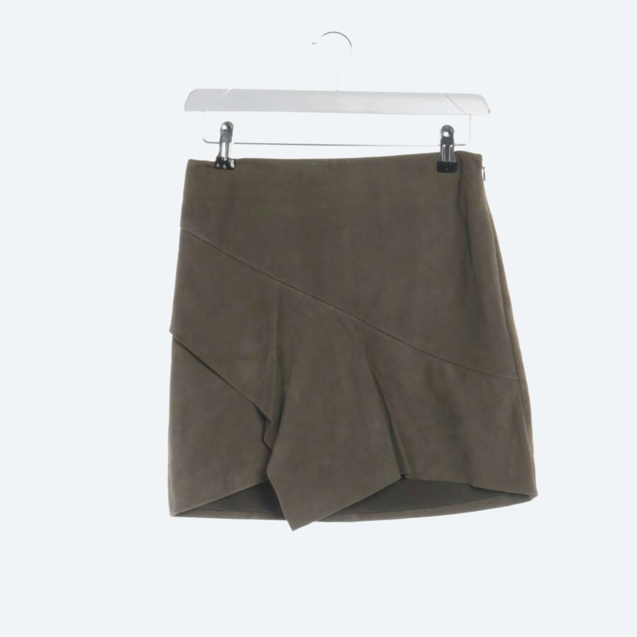 Image 1 of Leather Skirt 32 Camouflage in color Green | Vite EnVogue