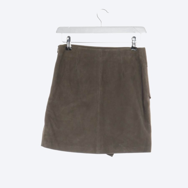 Image 2 of Leather Skirt 32 Camouflage in color Green | Vite EnVogue