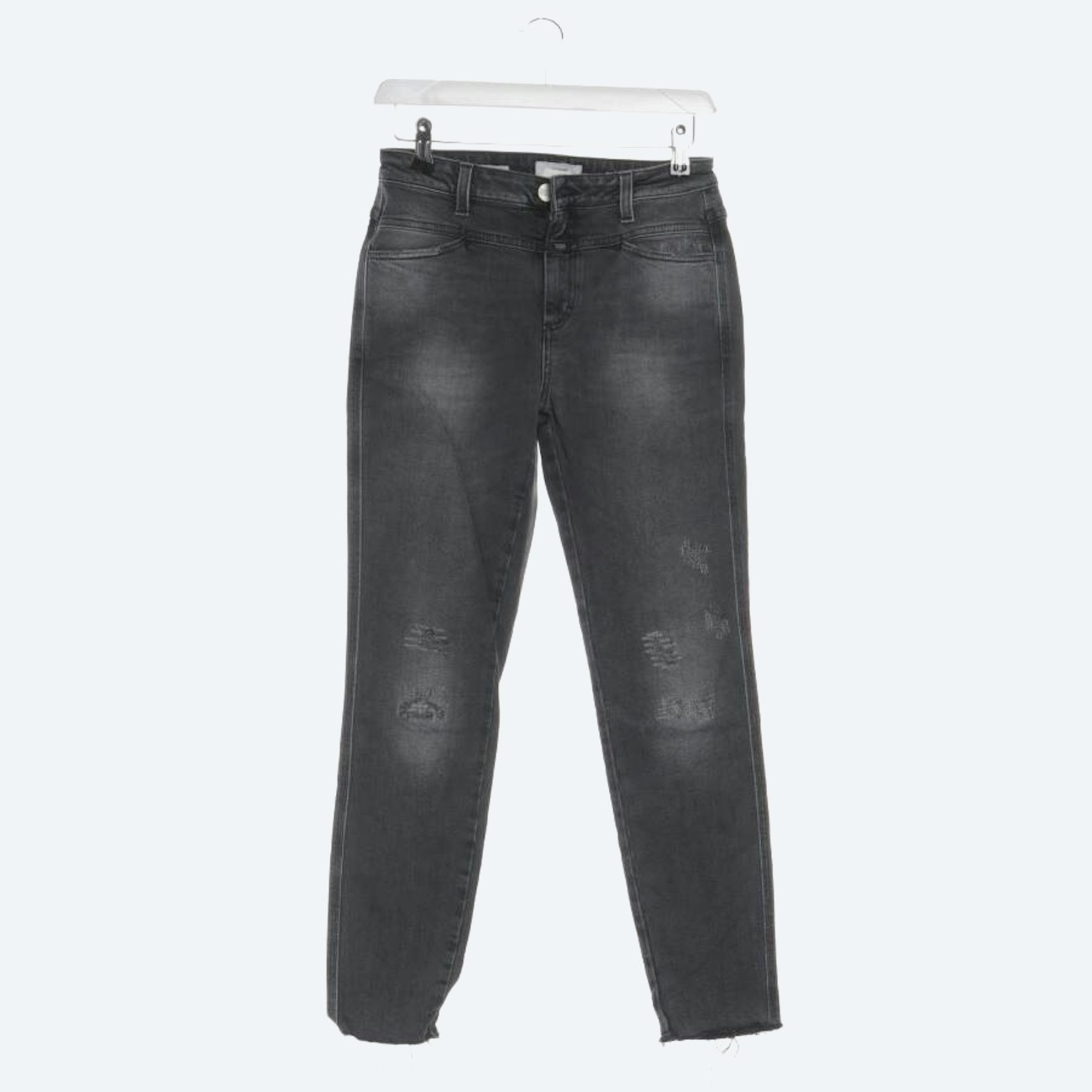 Image 1 of Jeans Skinny W26 Gray in color Gray | Vite EnVogue