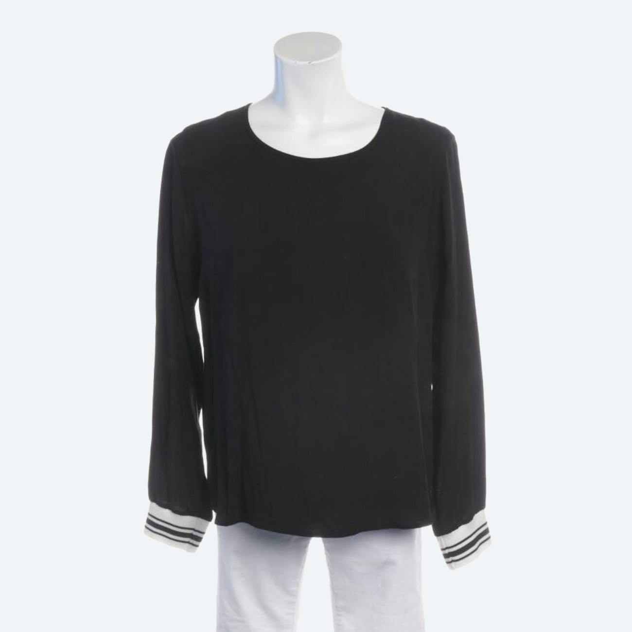 Image 1 of Shirt Blouse S Black in color Black | Vite EnVogue