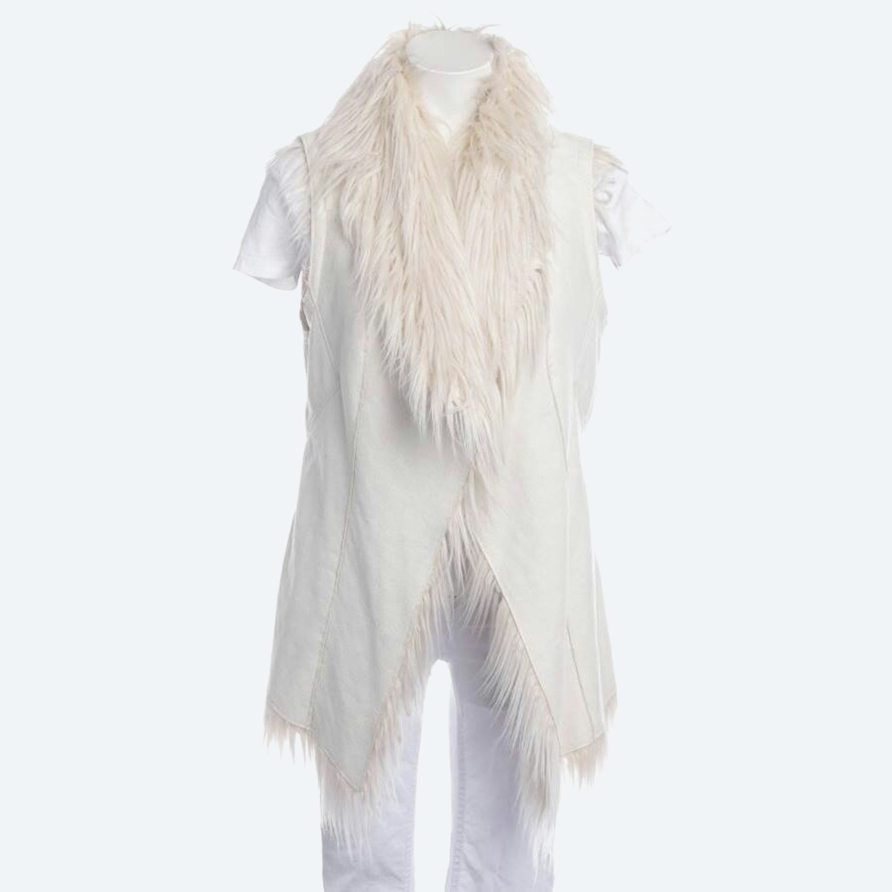 Image 1 of Vest 42 Cream in color White | Vite EnVogue