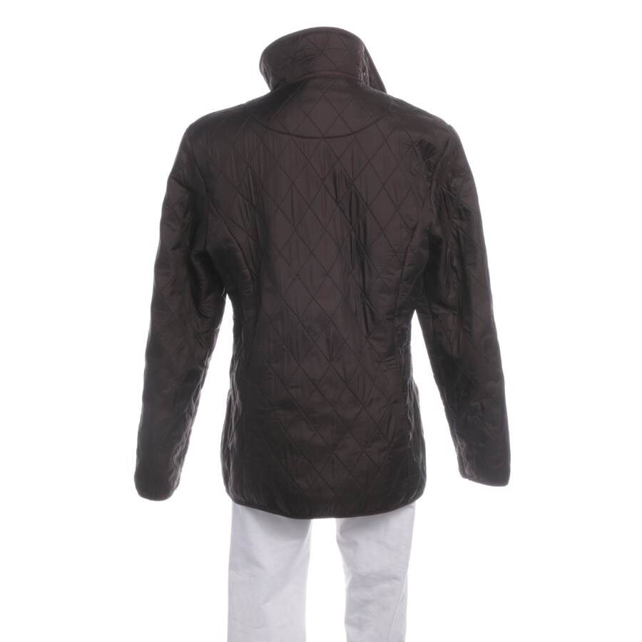Image 2 of Quilted Jacket 40 Dark Brown in color Brown | Vite EnVogue