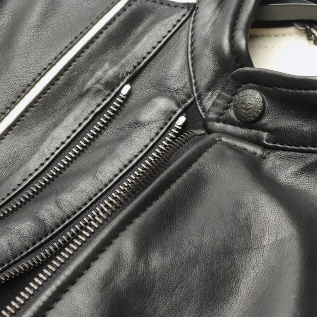 Image 3 of Leather Jacket 50 Black in color Black | Vite EnVogue