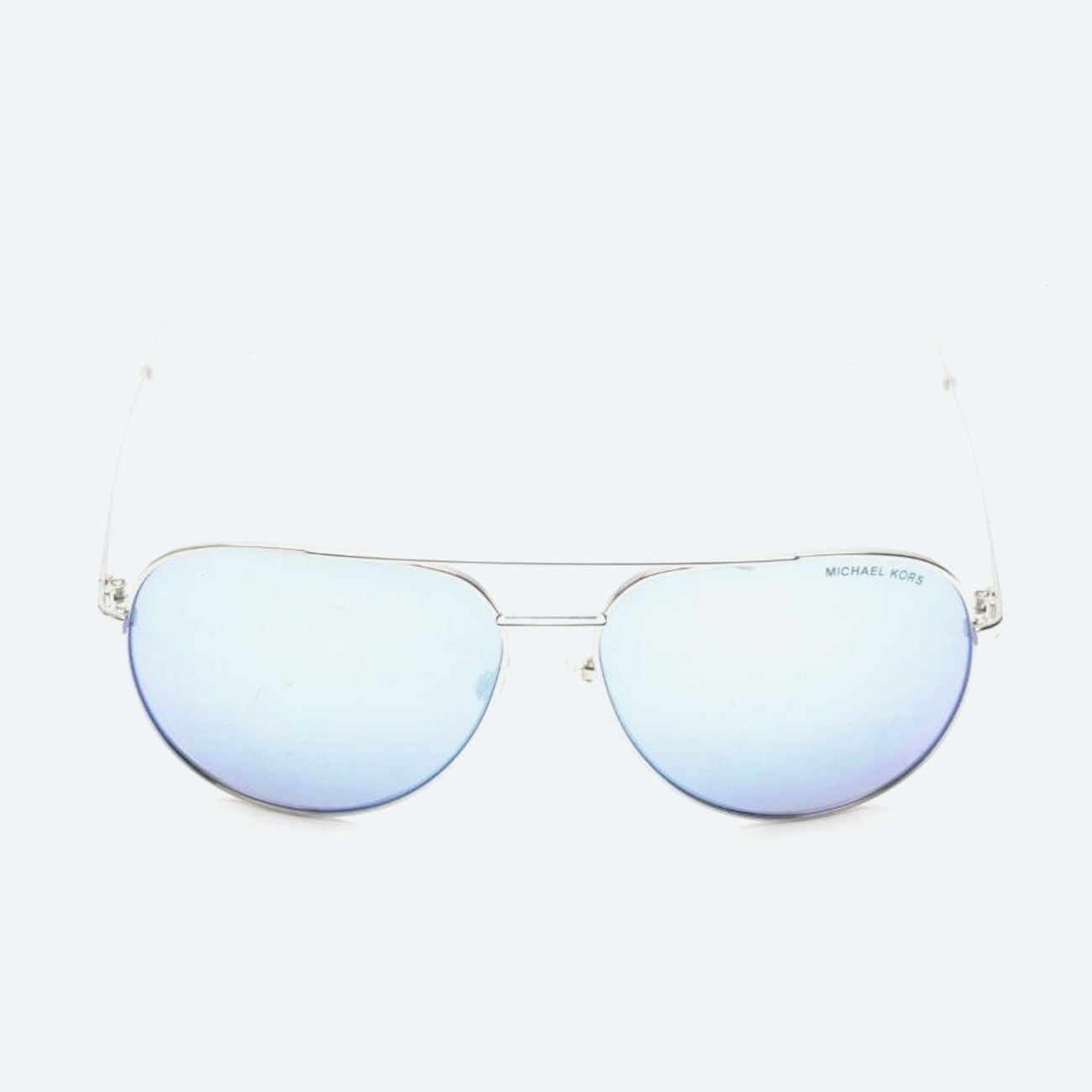 Image 1 of MK 5009 Sunglasses Silver in color Metallic | Vite EnVogue