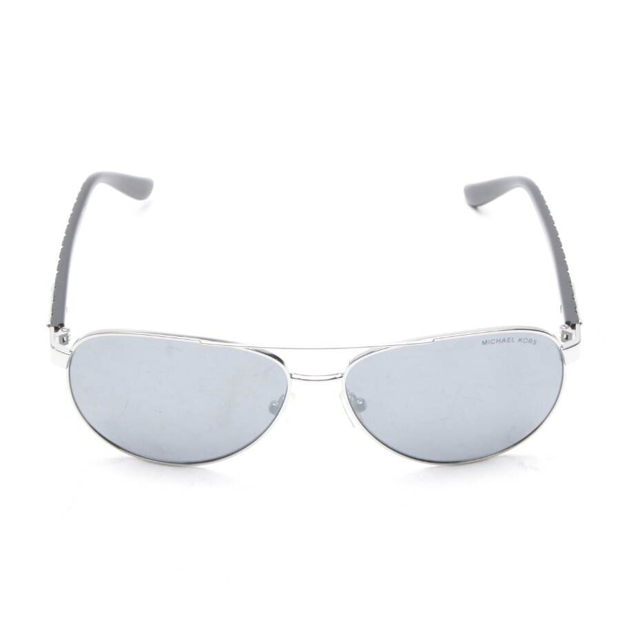 Image 1 of MK 1044 Sunglasses Silver in color Metallic | Vite EnVogue