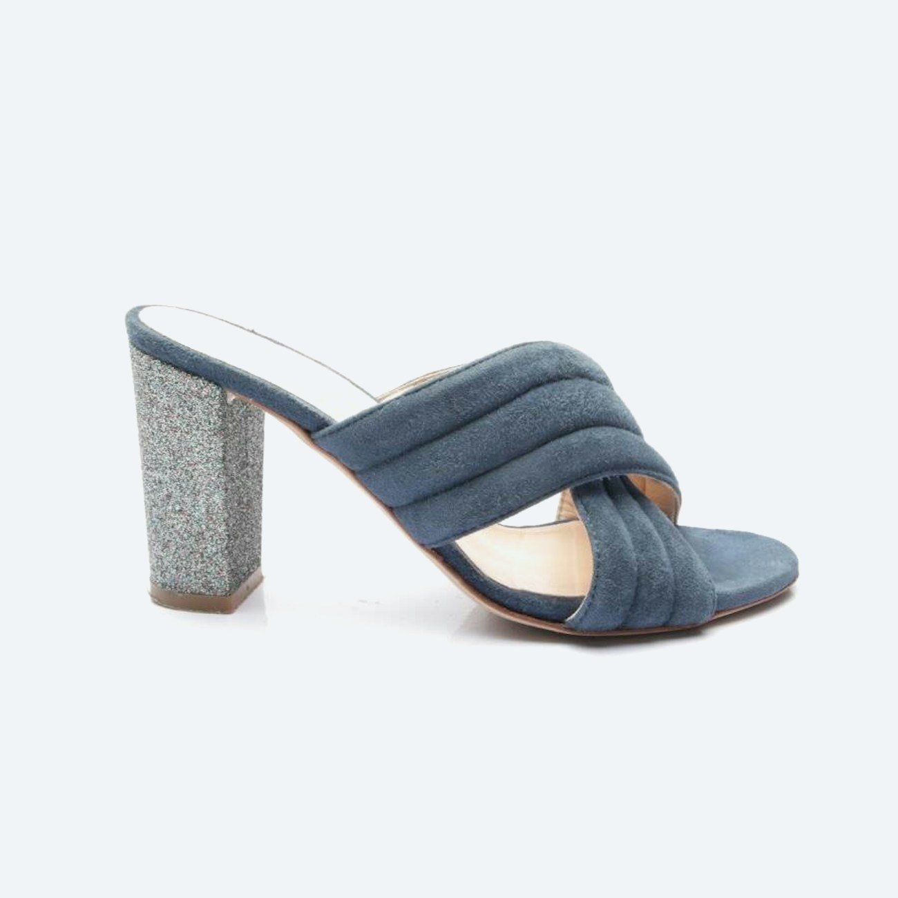 Image 1 of Heeled Sandals EUR38 Blue in color Blue | Vite EnVogue