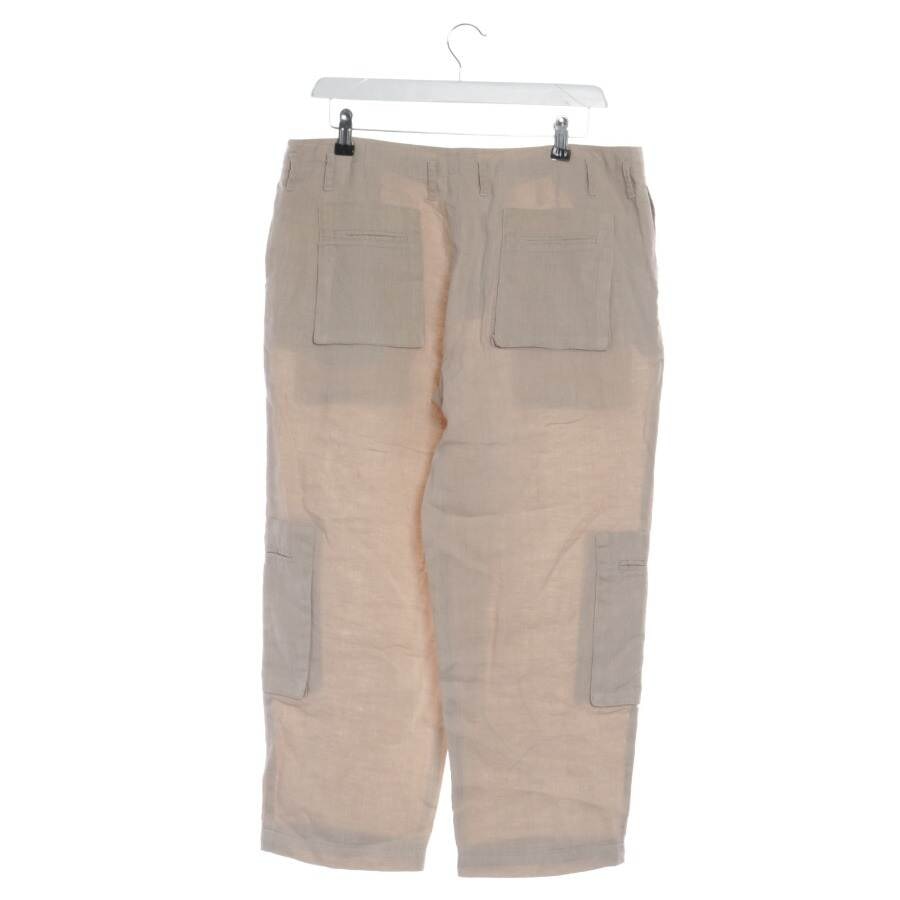 Image 2 of Linen Pants 40 Light Brown in color Brown | Vite EnVogue