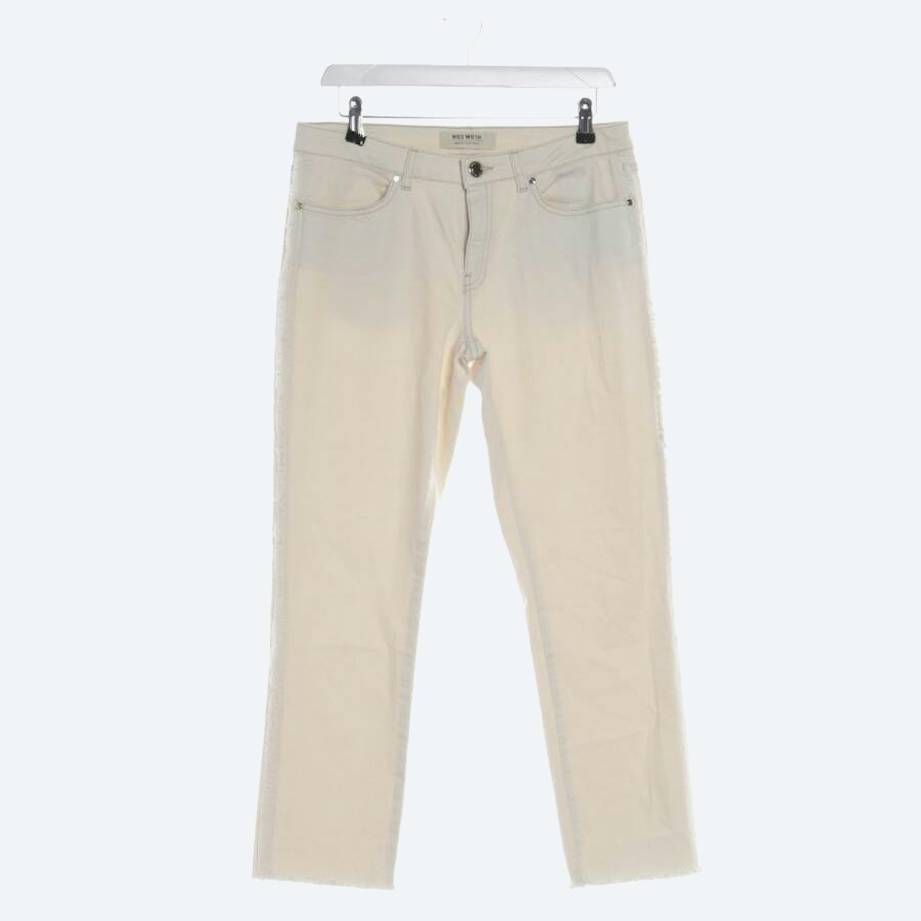 Image 1 of Trousers W29 Cream in color White | Vite EnVogue