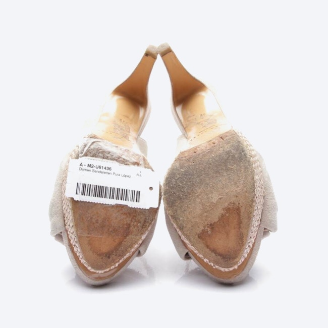Bild 4 von Sandaletten EUR 38 Beige in Farbe Weiß | Vite EnVogue