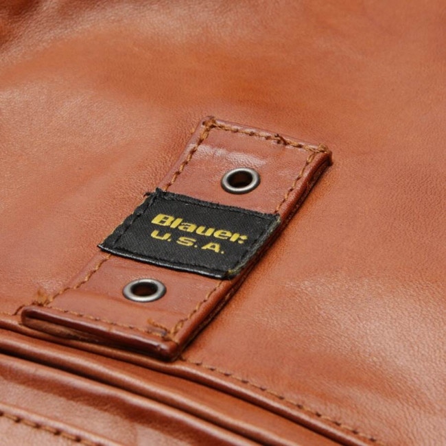 Image 4 of LeatherJacket S Light Brown in color Brown | Vite EnVogue