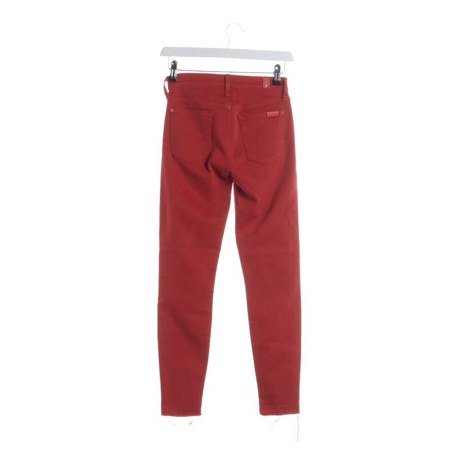 Image 2 of Jeans Slim Fit W25 Red in color Red | Vite EnVogue
