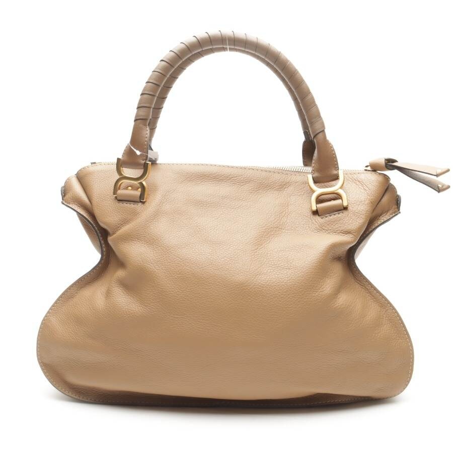 Image 2 of Marcie Tote Bag Large Handbag Light Brown in color Brown | Vite EnVogue