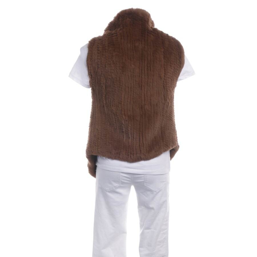 Image 2 of Fur Vest 34 Camel in color Brown | Vite EnVogue