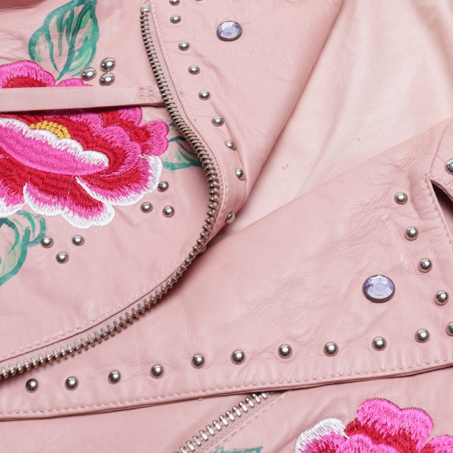 Image 3 of LeatherJacket XS Pink in color Pink | Vite EnVogue