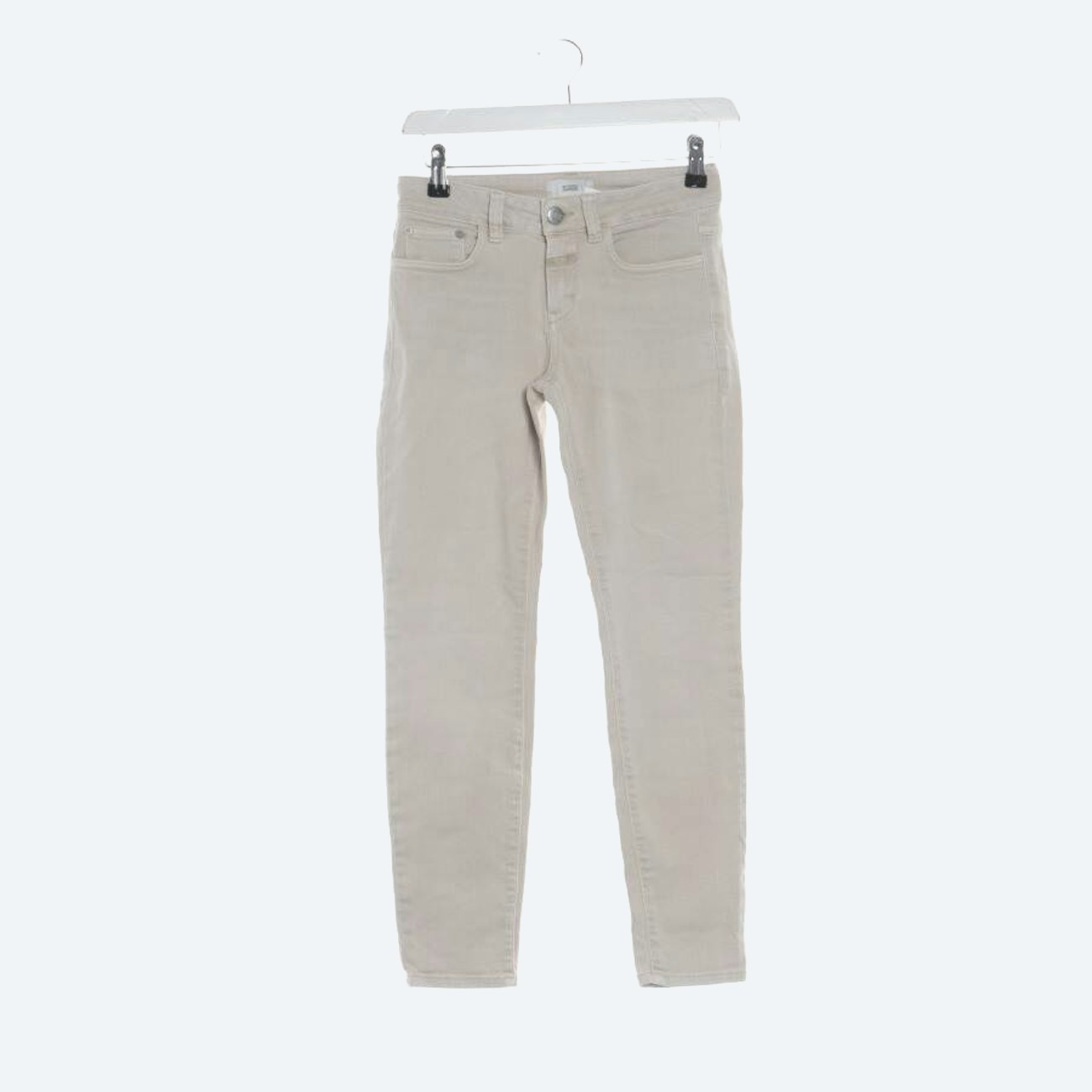 Image 1 of Jeans Slim Fit W24 Beige in color White | Vite EnVogue