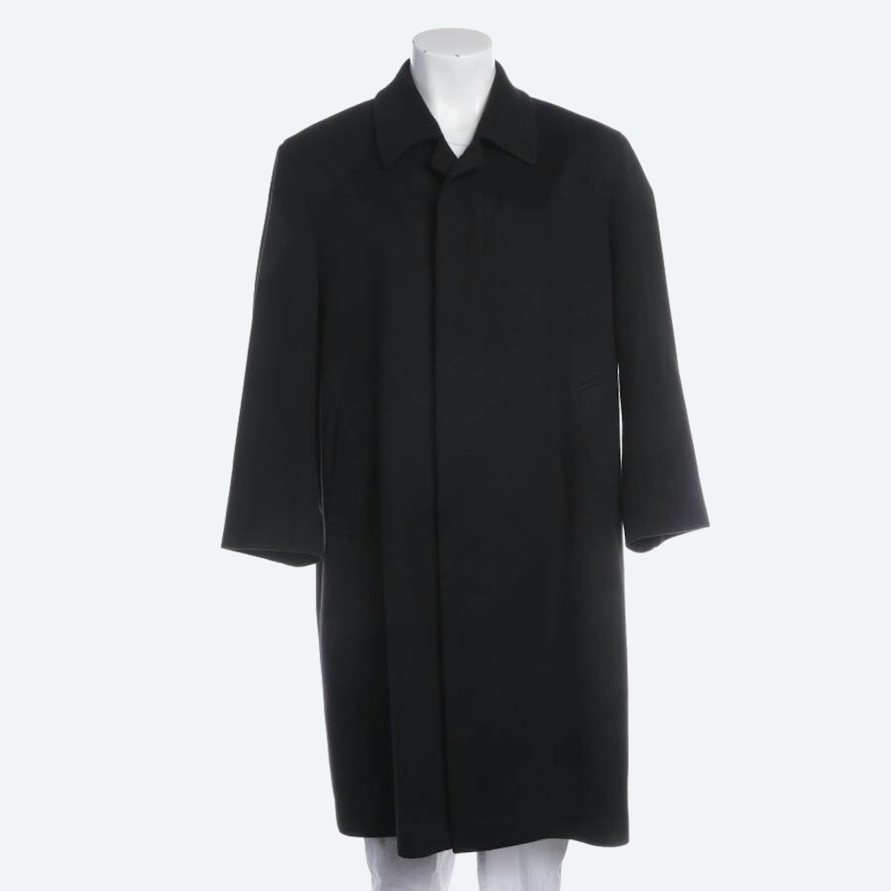 Image 1 of Wool Coat 25 Black in color Black | Vite EnVogue