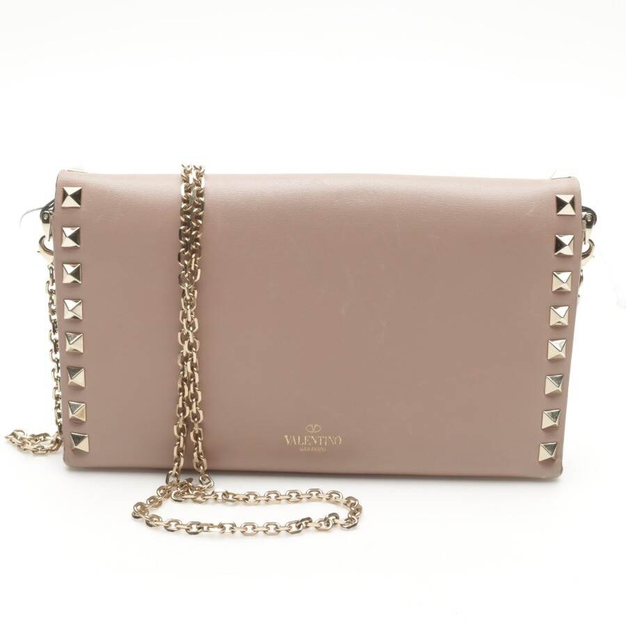 Image 2 of Rockstud Wallet on Chain Pink in color Pink | Vite EnVogue