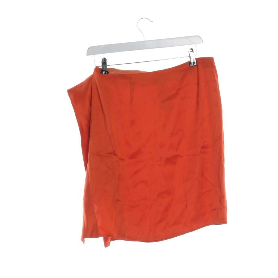 Image 2 of Silk Skirt 36 Orange in color Orange | Vite EnVogue