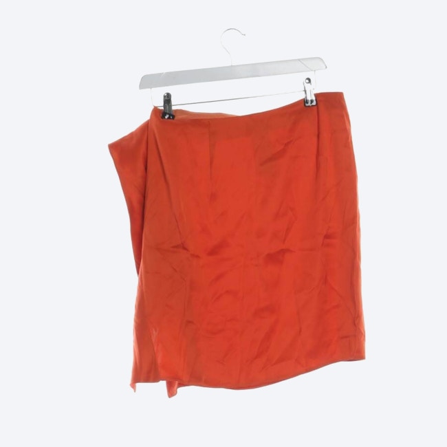 Image 2 of Silk Skirt 36 Orange in color Orange | Vite EnVogue