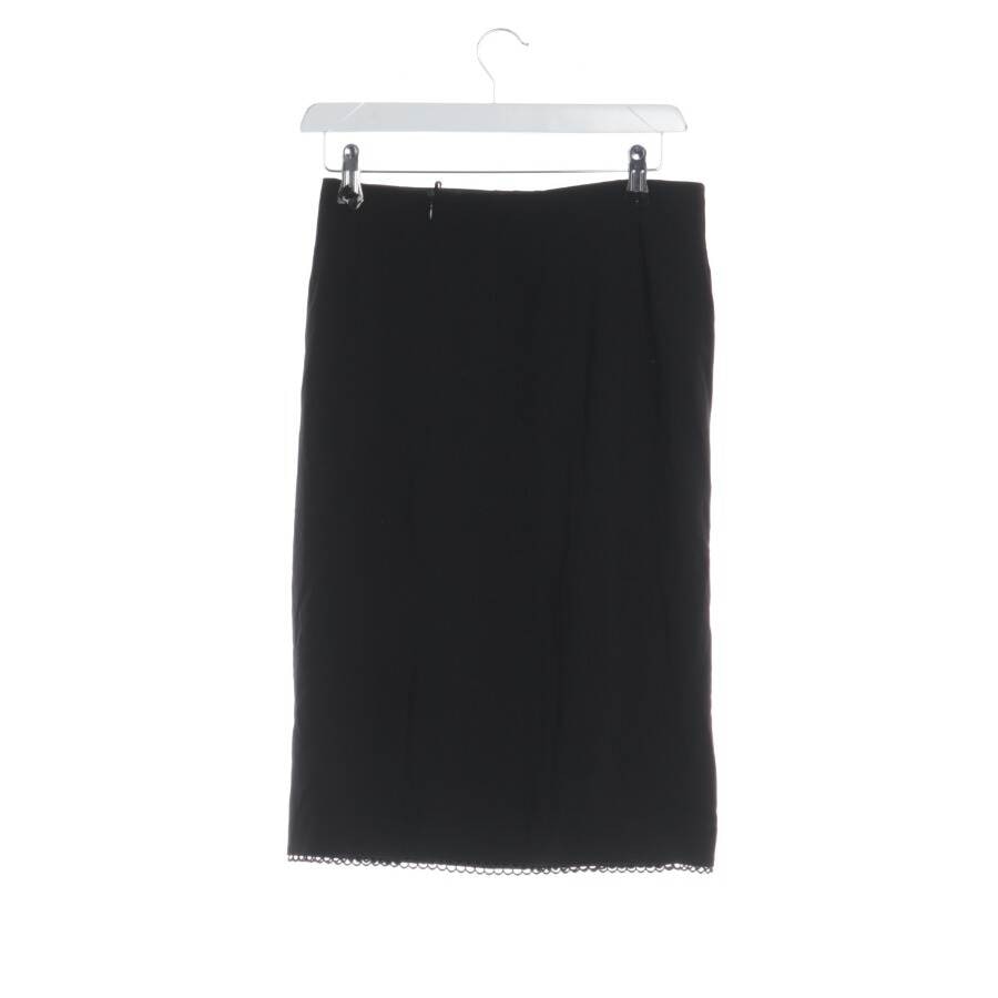 Image 2 of Skirt 36 Black in color Black | Vite EnVogue