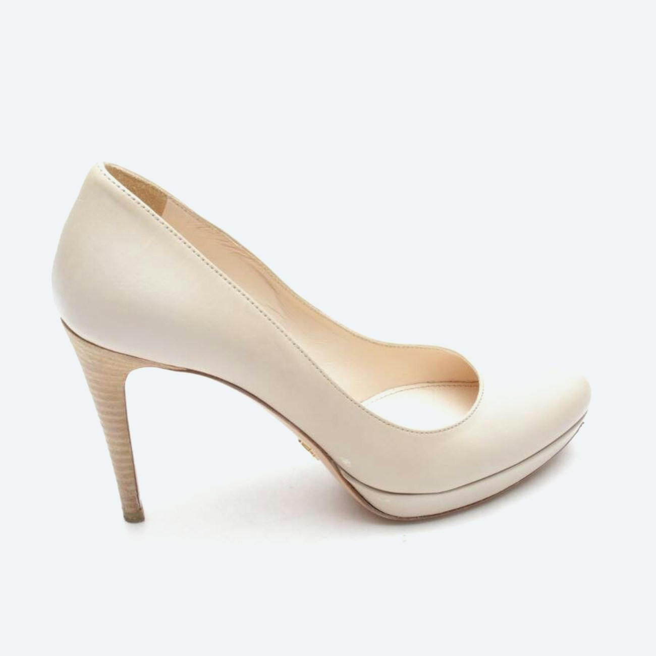 Image 1 of High Heels EUR 36 Beige in color White | Vite EnVogue