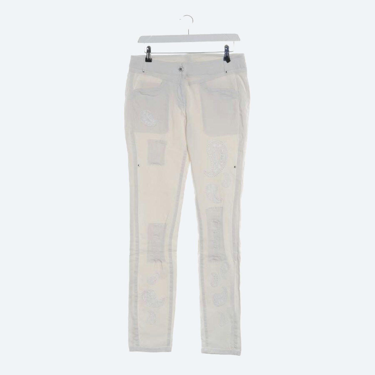 Image 1 of Jeans 38 Beige in color White | Vite EnVogue