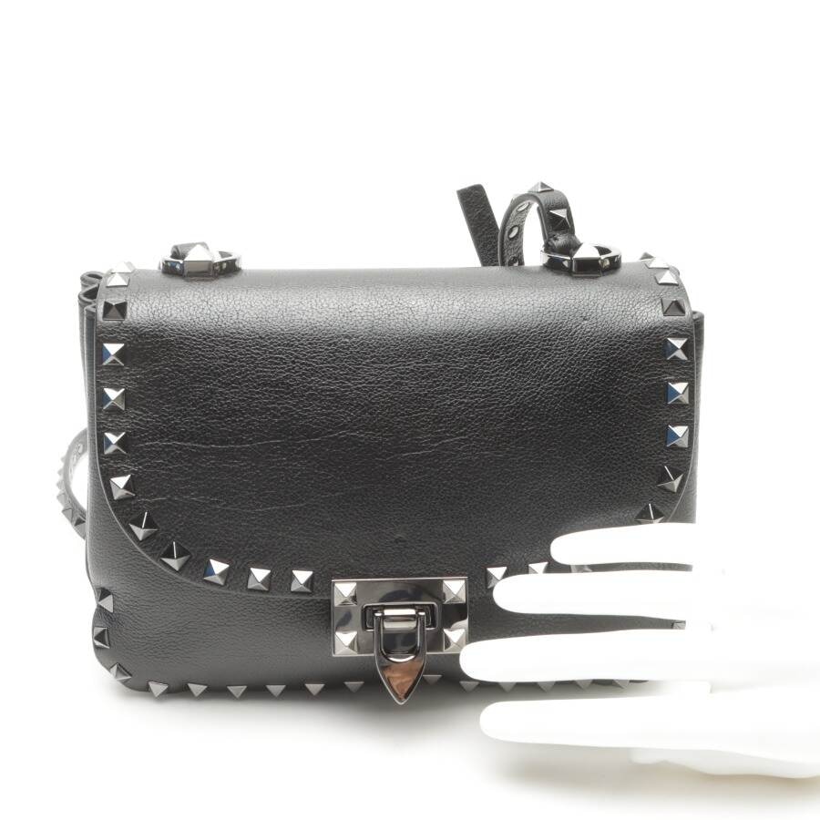 Image 4 of Rockstud Crossbody Bag Black in color Black | Vite EnVogue