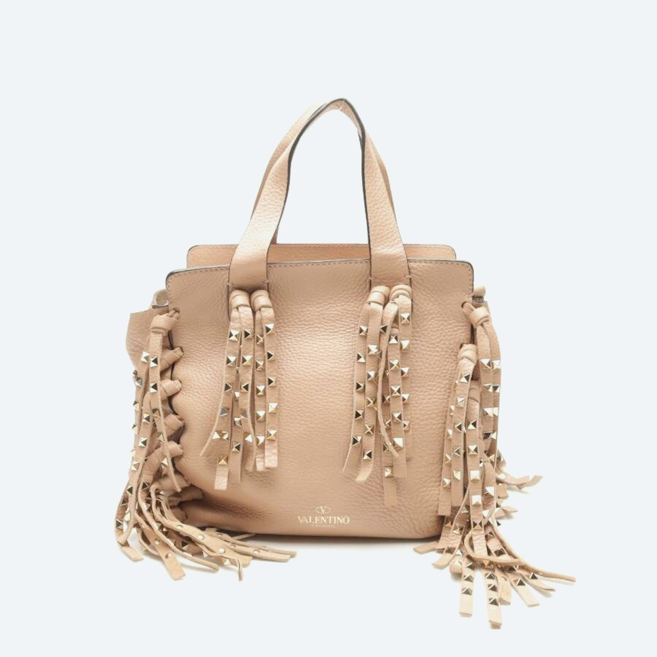 Image 1 of Rockstud Handbag Light Pink in color Pink | Vite EnVogue
