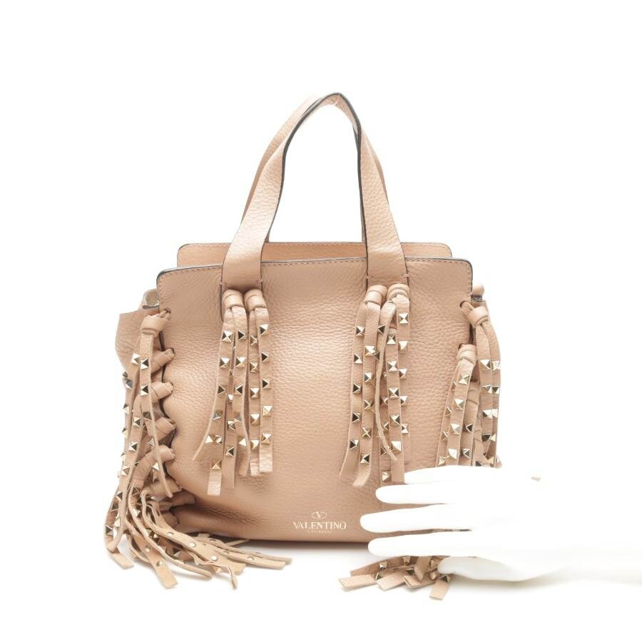Image 4 of Rockstud Handbag Light Pink in color Pink | Vite EnVogue