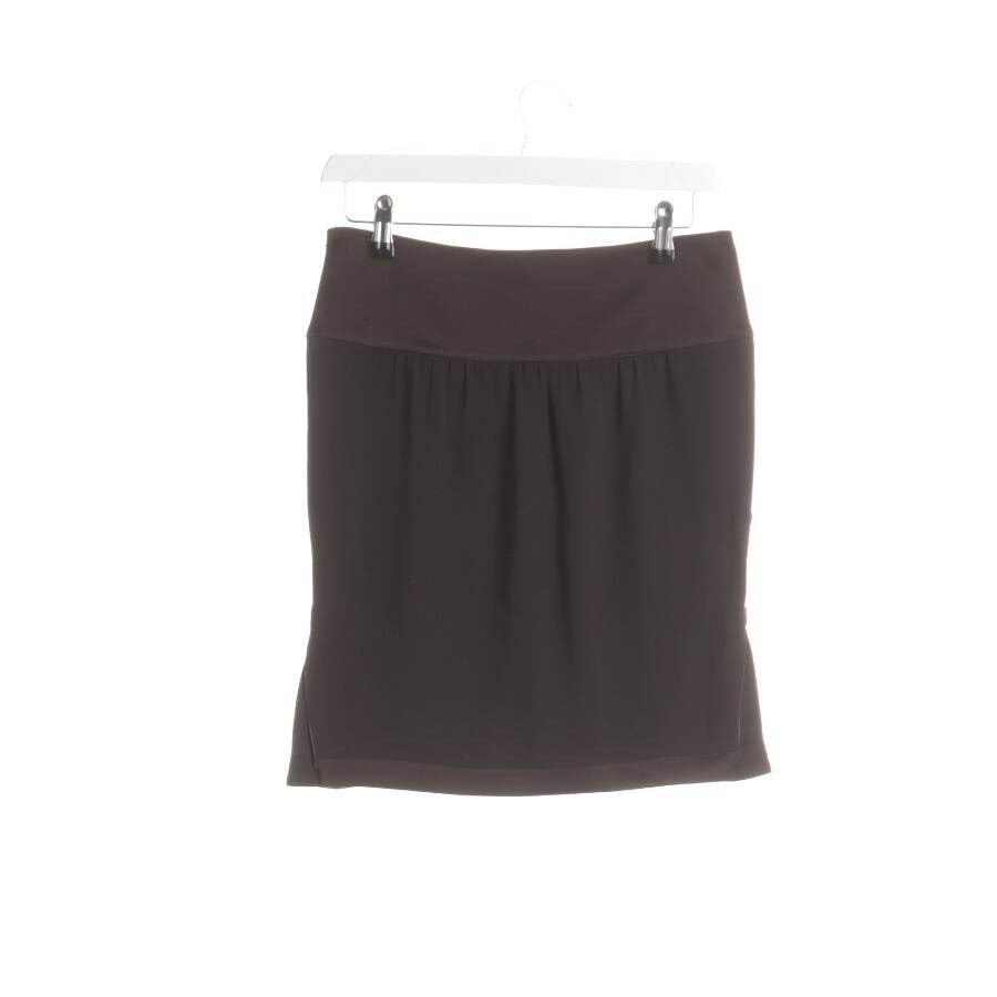 Image 2 of Skirt 34 Brown in color Brown | Vite EnVogue