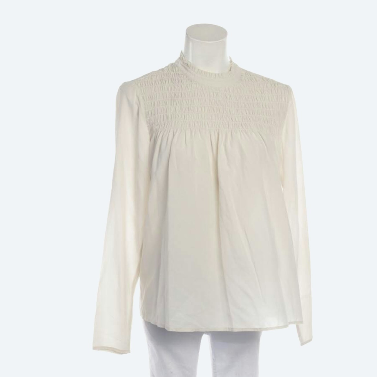 Image 1 of Shirt Blouse 36 Beige in color White | Vite EnVogue