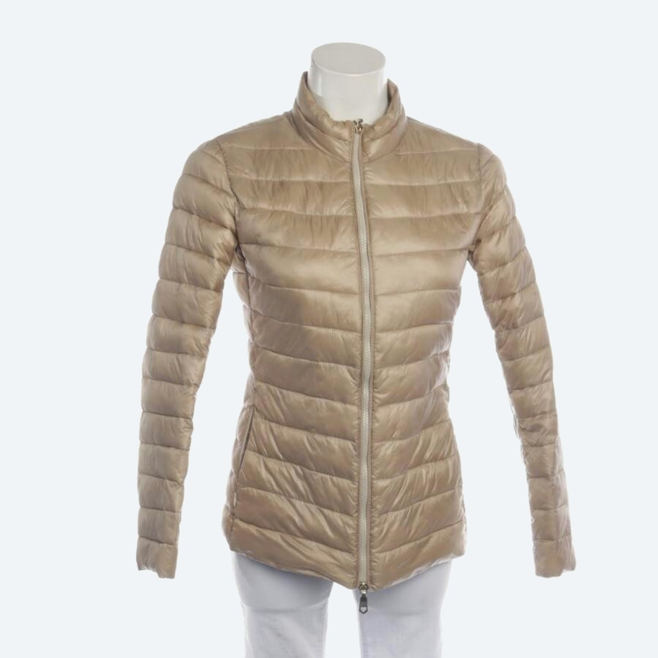 Image 1 of Quilted Jacket S Gold in color Metallic | Vite EnVogue